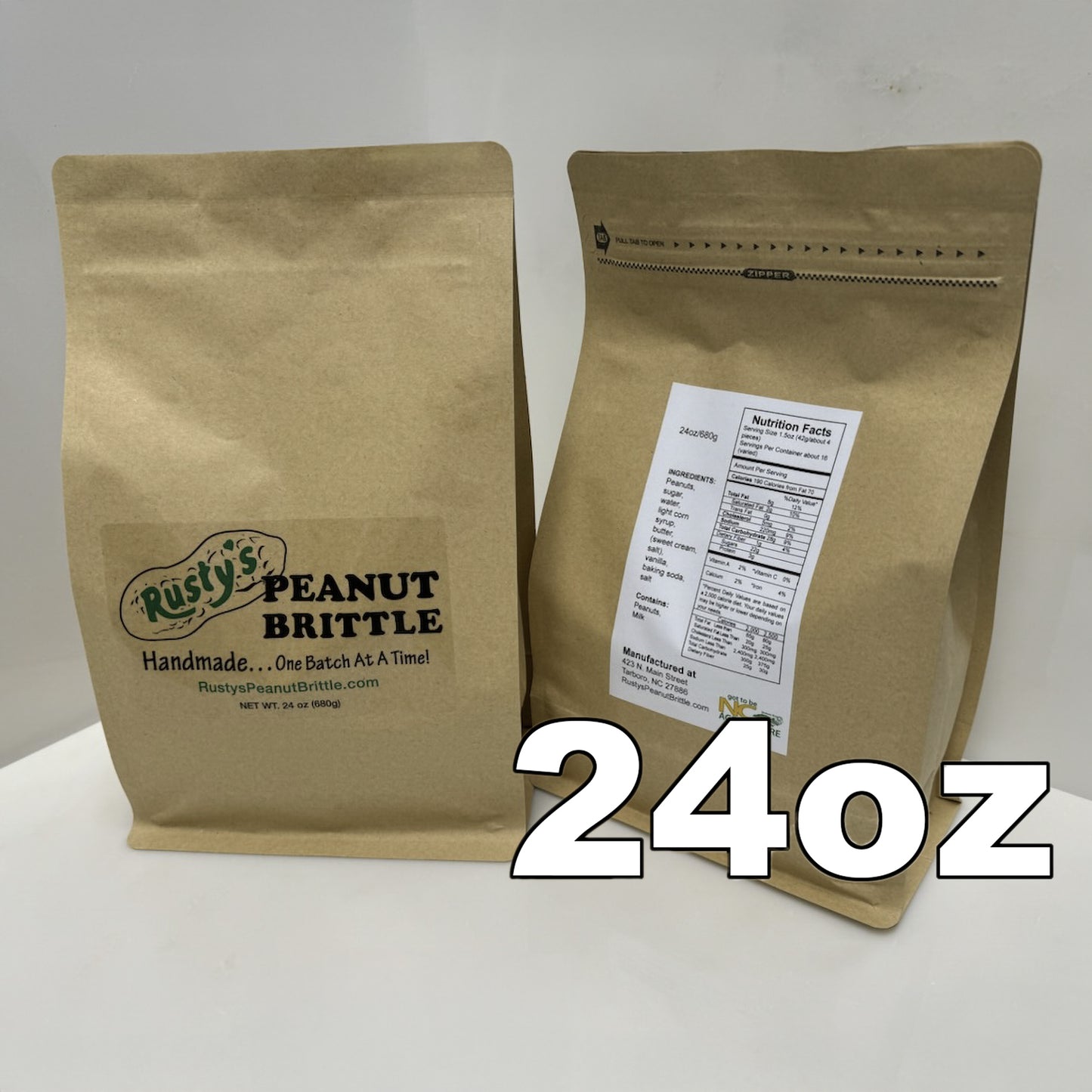 24 Oz. Peanut Brittle Large Bag